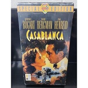 Casablanca VHS, 2001, 50th Anniversary Edition MGM UA Factory Sealed New